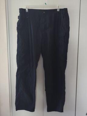 5.11 Tactical Men's Black Cargo Pants - Durable Utility Trousers